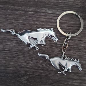 Mustang "FORD" Chrome Emblem & Keychain